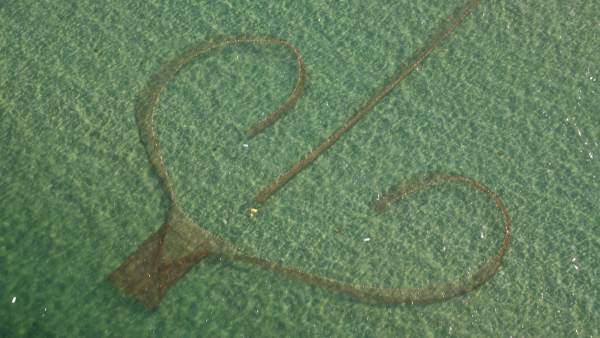 Imagen de la pesca tradicional conocida como ‘charamita’ Imagen de la pesca tradicional conocida como ‘charamita’