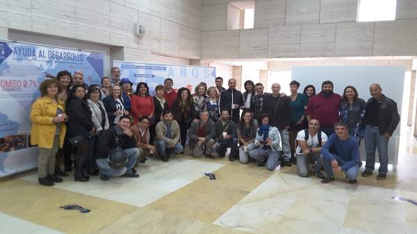 Exposición sobre 25 años de cooperación internacional de Diputación de Huelva Exposición sobre 25 años de cooperación internacional de Diputación de Huelva