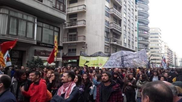 La marcha recorrió el centro de la capital La marcha recorrió el centro de la capital