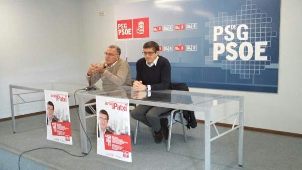 El precandidato a la Secretaría General del PSOE Patxi López en Ourense El precandidato a la Secretaría General del PSOE Patxi López en Ourense