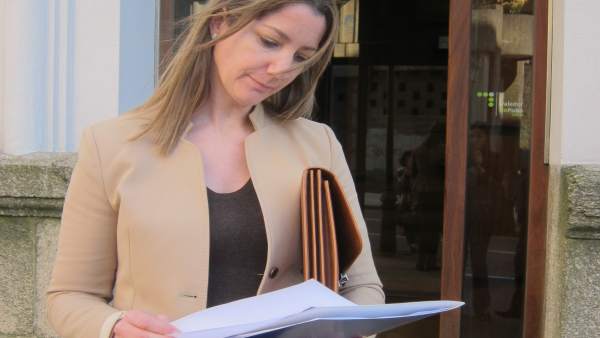 La vicepresidenta segunda de la Diputación de Lugo, Lara Méndez La vicepresidenta segunda de la Diputación de Lugo, Lara Méndez