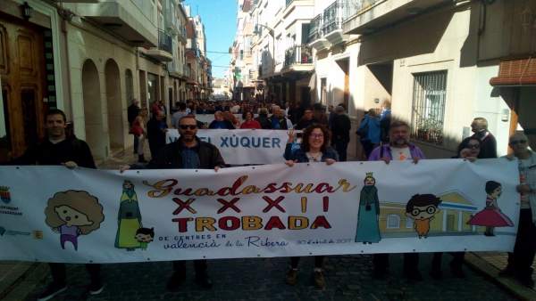 El encuentro ha llenado las calles de la localidad El encuentro ha llenado las calles de la localidad