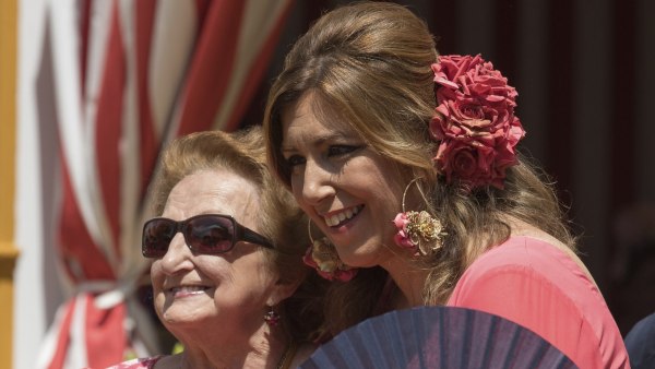 Susana Díaz, en la Feria de Abril Susana Díaz, en la Feria de Abril