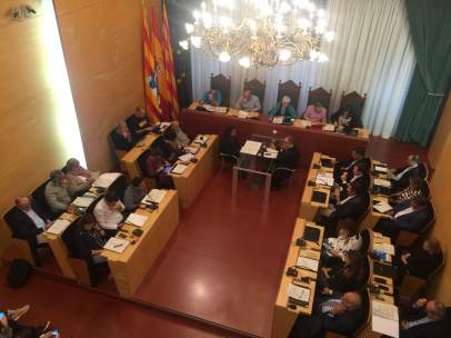 Pleno municipal del Ayuntamiento de Badalona (Archivo)