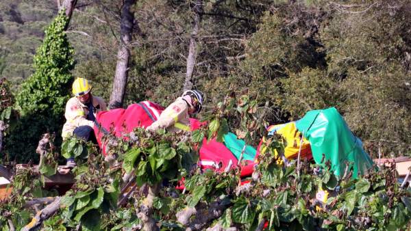 Incidente con un castillo hinchable en Girona Incidente con un castillo hinchable en Girona
