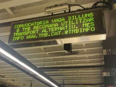 Huelga del Metro de Barcelona