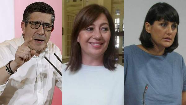 Patxi López, Francia Armengol y María González Veracruz Patxi López, Francia Armengol y María González Veracruz