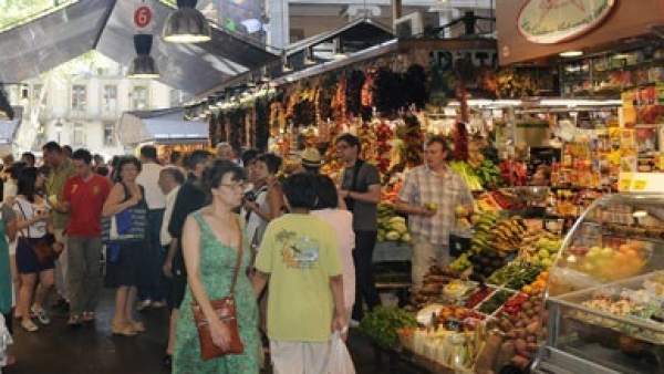 Mercado de la Boqueria de Barcelona. Mercado de la Boqueria de Barcelona.