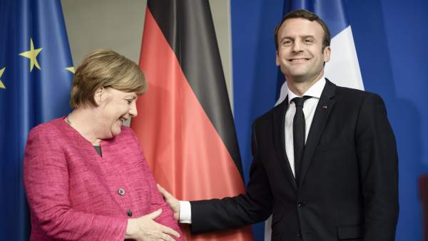 Macron y Merkel Macron y Merkel