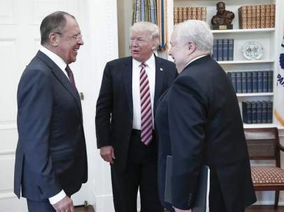 Donald Trump y Serguéi Lavrov