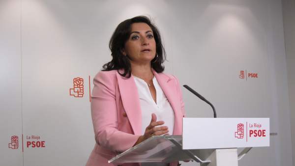La portavoz del PSOE en el Parlamento, Concha Andreu La portavoz del PSOE en el Parlamento, Concha Andreu