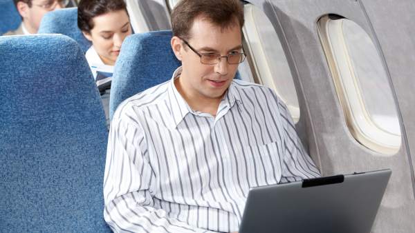 PC en un avión PC en un avión