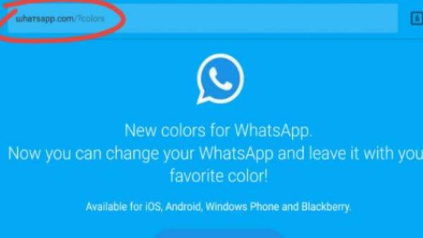 El mensaje del nuevo WhatsApp azul es una estafa El mensaje del nuevo WhatsApp azul es una estafa