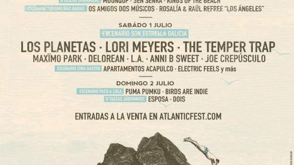 Cartel completo del Atlantic Fest Cartel completo del Atlantic Fest