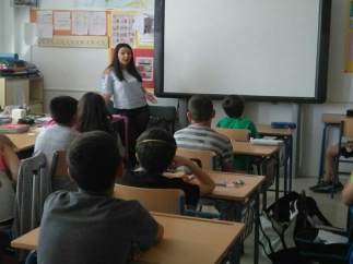 Alumnos del colegio de Las Gabias reciben charlas contra los micromachismos.