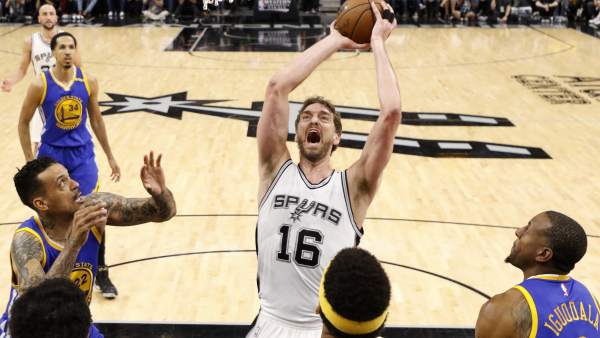 Pau Gasol, Spurs - Warriors Pau Gasol, Spurs - Warriors