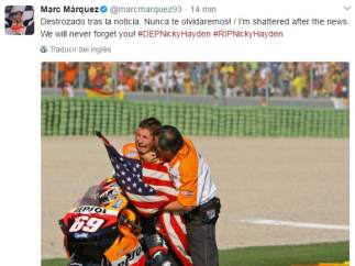 Marc Marquez y Nicky Hayden