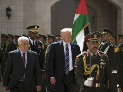 Trump y Abás