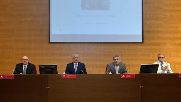Homenaje a Hermanos D'Elhúyar con Ceniceros y Rubio Homenaje a Hermanos D'Elhúyar con Ceniceros y Rubio