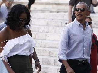 Los Obama en Italia