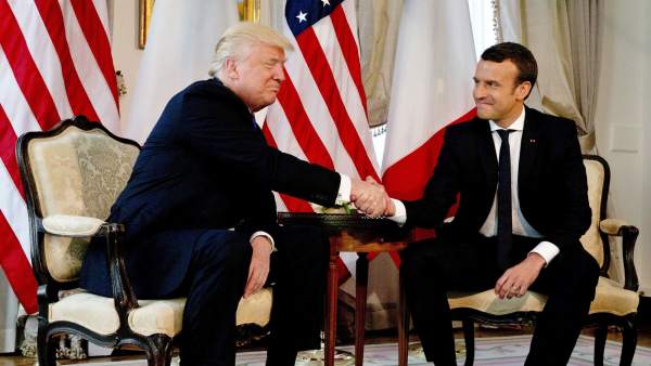 Trump y Macron Trump y Macron