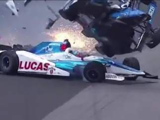 Accidente de Dixon en la Indy 500
