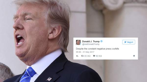 Trump y su desliz en Twitter Trump y su desliz en Twitter