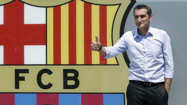 Ernesto Valverde en Barcelona Ernesto Valverde en Barcelona