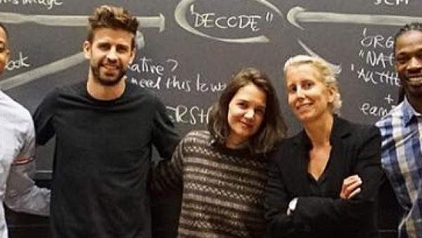 Gerard Piqué y Katie Holmes Gerard Piqué y Katie Holmes