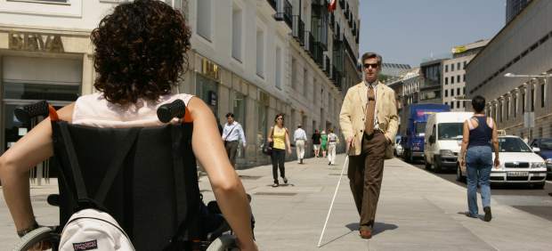 ONCE, personas con discapacidad