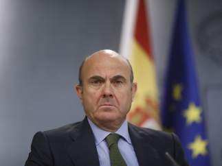 Luis de Guindos tras el Consejo de Ministros