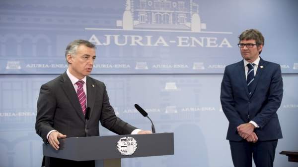 Iñigo Urkullu y Gorka Urtaran Iñigo Urkullu y Gorka Urtaran