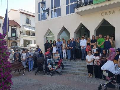 Minuto de silencio en el Ayuntamiento de Arganda