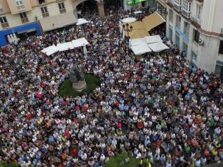 Manifestación en La Línea