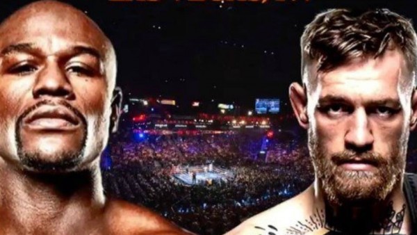 Cartel promocional de la pelea entre Floyd Mayweather Jr. y Conor McGregor Cartel promocional de la pelea entre Floyd Mayweather Jr. y Conor McGregor