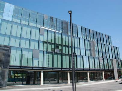 Edificio sede de Gallina Blanca en Barcelona.