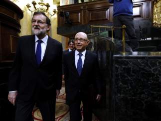 Mariano Rajoy y Cristóbal Montoro