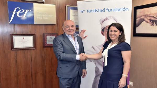 La FER renueva compromiso Fundación Randstad La FER renueva compromiso Fundación Randstad