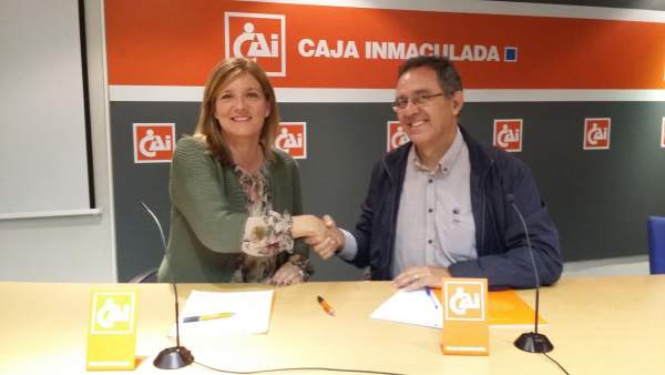 Fundación Caja Inmaculada y Cadis Huesca refuerzan su colaboración Fundación Caja Inmaculada y Cadis Huesca refuerzan su colaboración