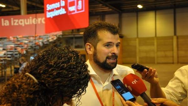 Luis Tudanca, durante el Congreso Federal en Madrid. Luis Tudanca, durante el Congreso Federal en Madrid.