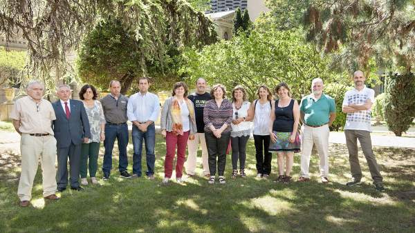 Elizalde con los representantes municipales Elizalde con los representantes municipales