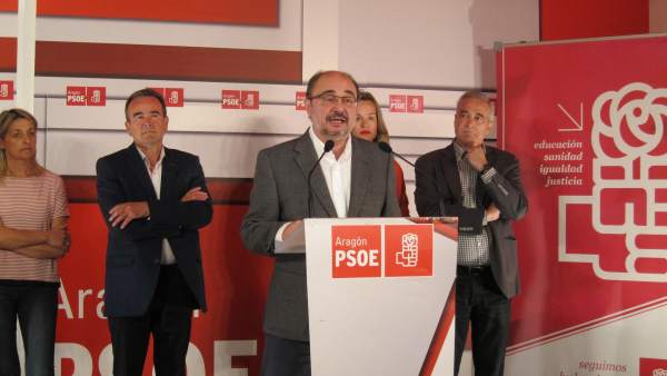 El secretario general del PSOE Aragón, Javier Lambán El secretario general del PSOE Aragón, Javier Lambán