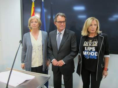 Exconsellera Irene Rigau, expresidente Artur Mas, exvicepresidenta Joana Ortega.