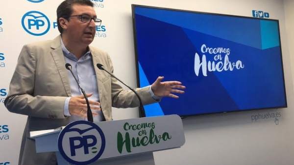 El presidente del PP de Huelva, Manuel Andrés González. El presidente del PP de Huelva, Manuel Andrés González.