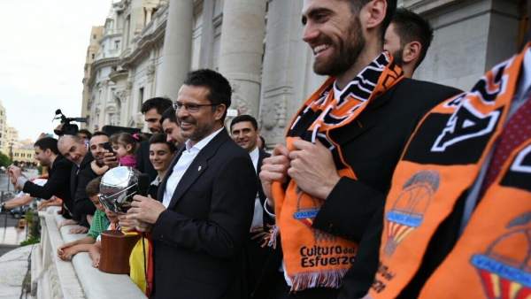 El Valencia Basket celebra la liga en la ciudad El Valencia Basket celebra la liga en la ciudad