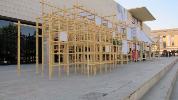 La instalación 'Transition' en el IVAM La instalación 'Transition' en el IVAM