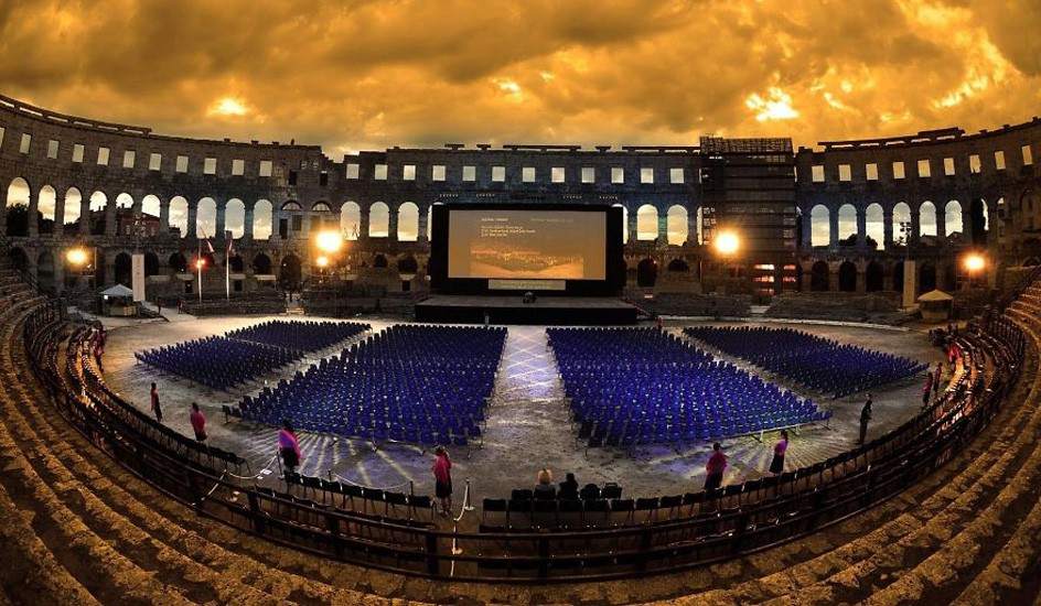 Resultado de imagen para Arena Pula, Croacia cine