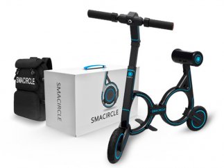 Smacircle S1, una 'bici' eléctrica que se guarda en una mochila