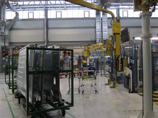 Valladolid. Fase de producción en la fábrica de Iveco