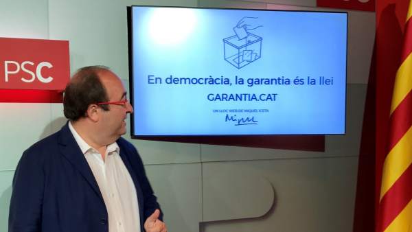 Miquel Iceta, PSC. Miquel Iceta, PSC.